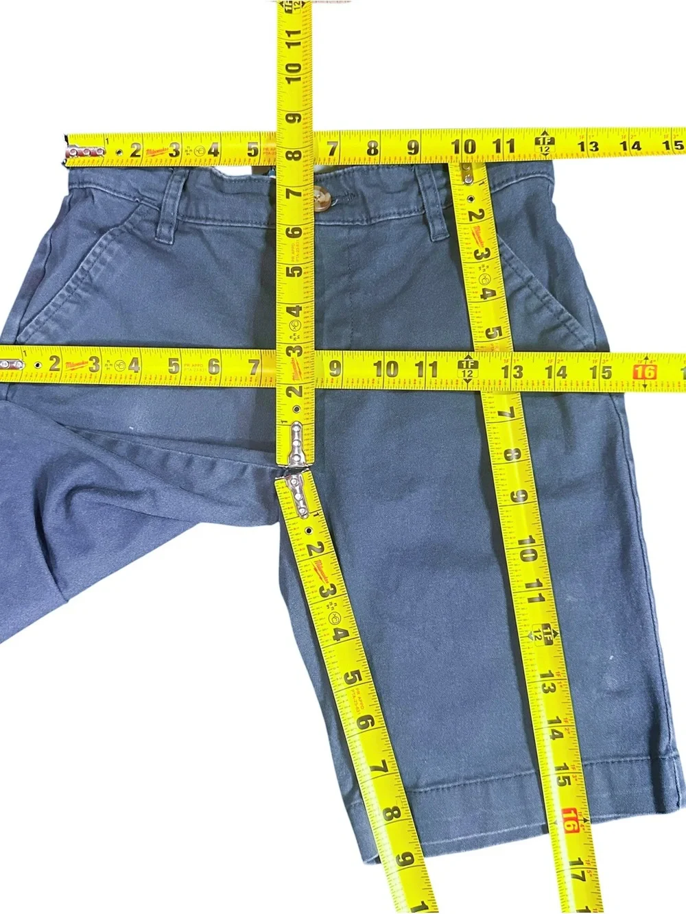 Old Navy Blue School Uniform Bermuda Shorts Girls Size 12